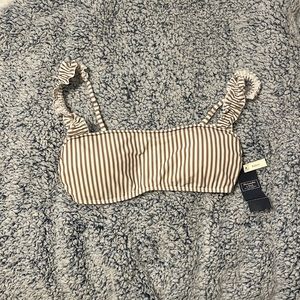 Abercrombie striped bikini top